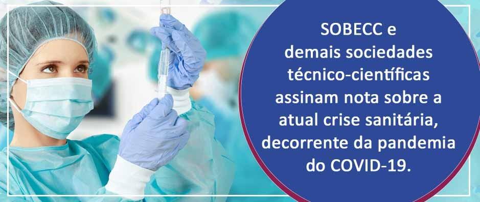 Sociedades tcnico-cientficas se solidarizam com  vtimas da COVID-19