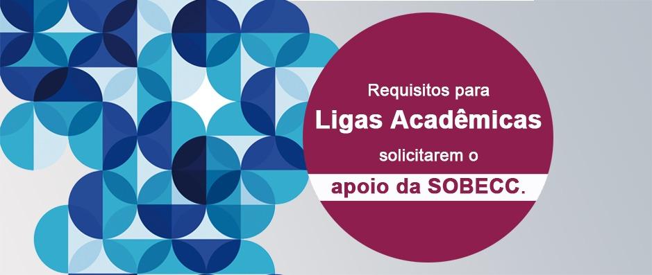 Confira os requisitos para Ligas Acadmicas solicitarem o apoio da SOBECC