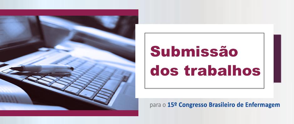 Ateno: Inscries prorrogadas para submisso dos trabalhos