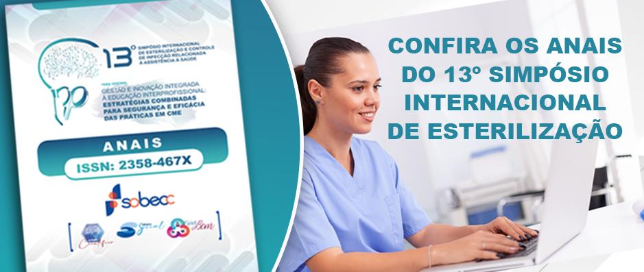 Confira os anais do 13 Simpsio Internacional de Esterilizao da SOBECC